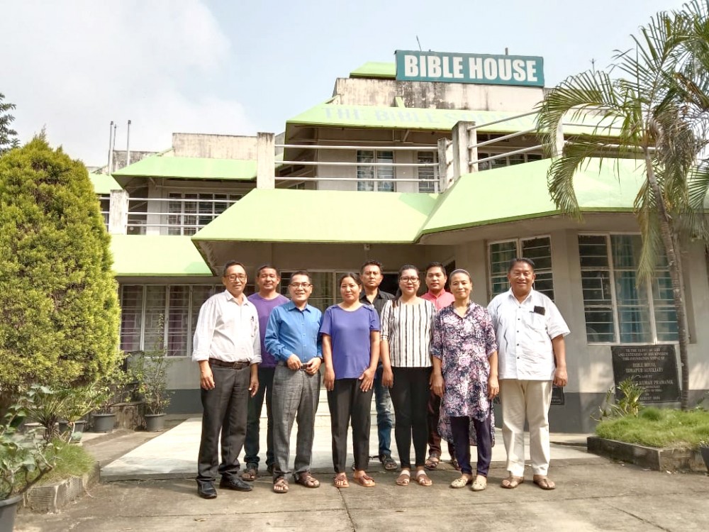 Staff of the BSI Dimapur Auxiliary pose for the lens on the occassion of the 35th Foundation Day. (Photo Courtesy: BSI  Dimapur)